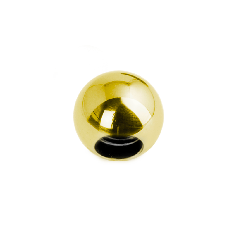 18K Gold Attachment Ball (Solid Inside) Sfere e Componenti