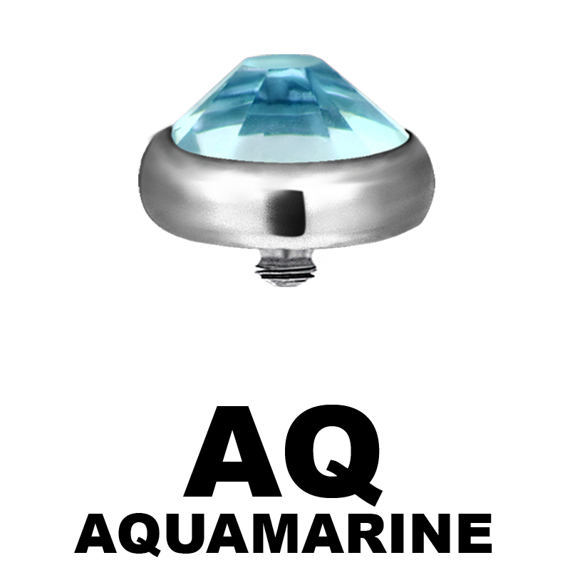 Titanium Jewelled Disk (for 1.6mm Internally Threaded Jewel) Balls & Attachments