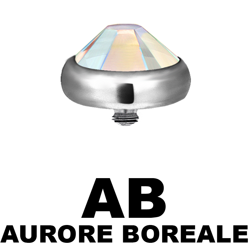 Titanium Jewelled Disk (for 1.6mm Internally Threaded Jewel) Balls & Attachments