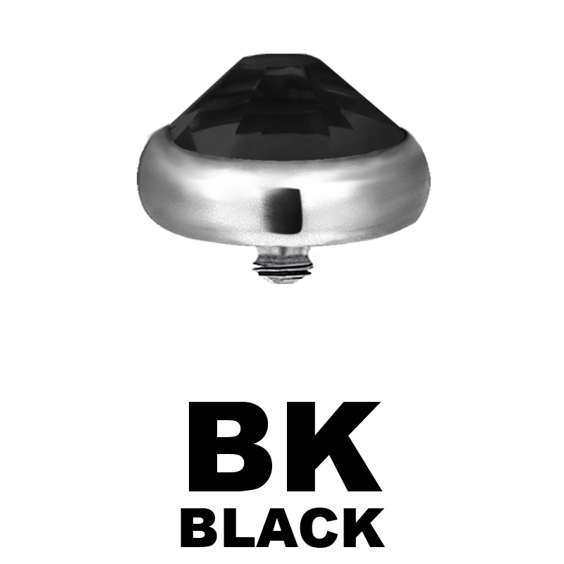 Titanium Jewelled Disk (for 1.6mm Internally Threaded Jewel) Balls & Attachments