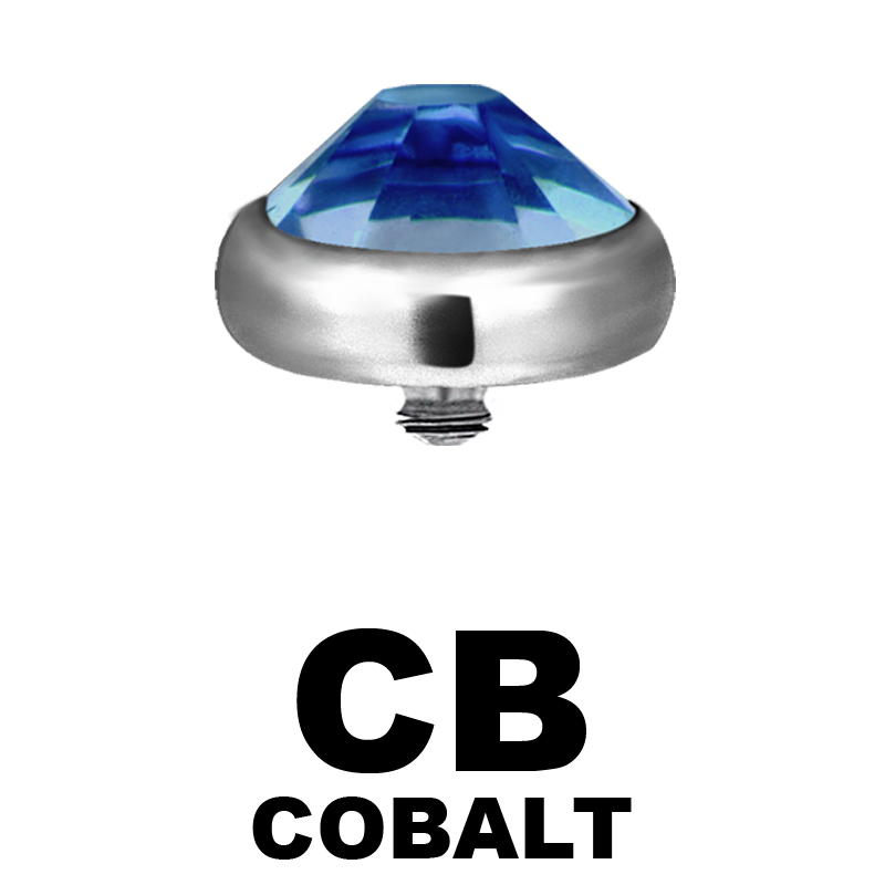 Titanium Jewelled Disk (for 1.6mm Internally Threaded Jewel) Balls & Attachments