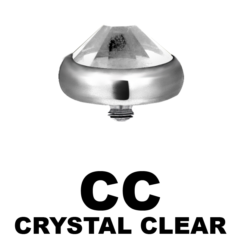 Titanium Jewelled Disk (for 1.6mm Internally Threaded Jewel) Balls & Attachments