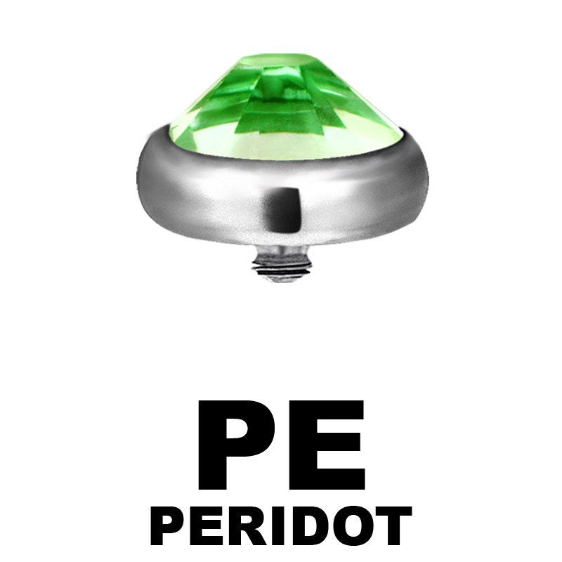 Titanium Jewelled Disk (for 1.6mm Internally Threaded Jewel) Balls & Attachments