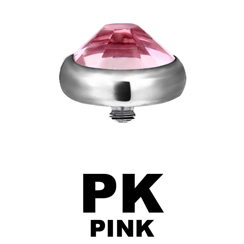 Titanium Jewelled Disk (for 1.6mm Internally Threaded Jewel) Balls & Attachments