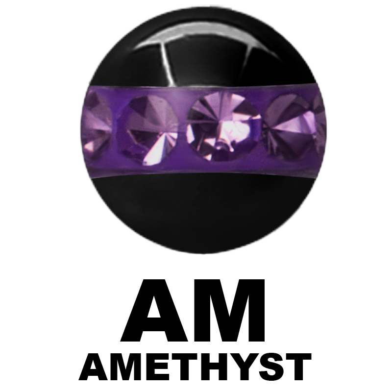 Steel Orbit Crystal Ball with Casting Jewelled Sfere e Componenti