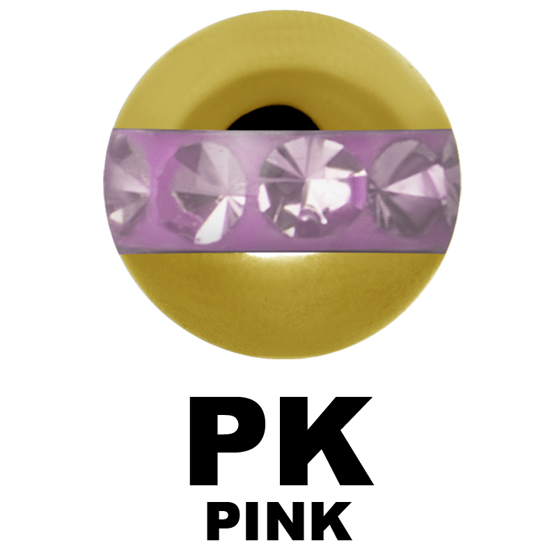 Gold Steel Orbit Crystal Ball with Casting Jewelled Sfere e Componenti