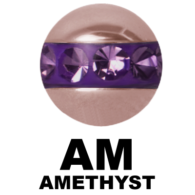 Rose Steel Orbit Crystal Ball with Casting Jewelled Sfere e Componenti