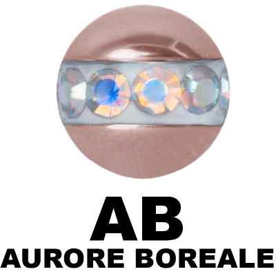 Rose Steel Orbit Crystal Ball with Casting Jewelled Sfere e Componenti