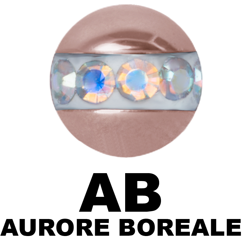 Rose Steel Orbit Crystal Ball with Casting Jewelled Sfere e Componenti