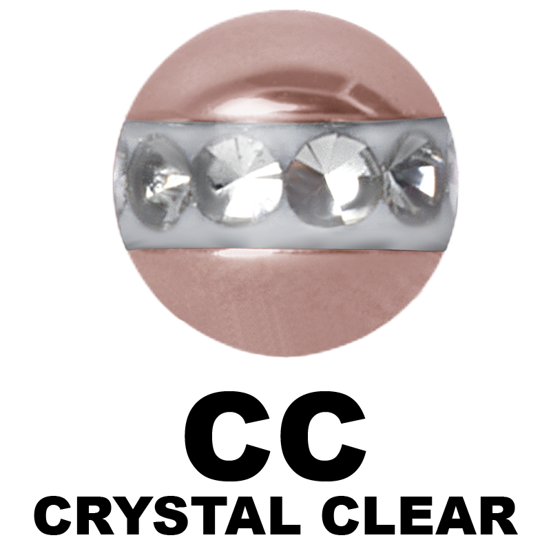 Rose Steel Orbit Crystal Ball with Casting Jewelled Sfere e Componenti