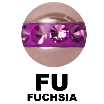 Rose Steel Orbit Crystal Ball with Casting Jewelled Sfere e Componenti