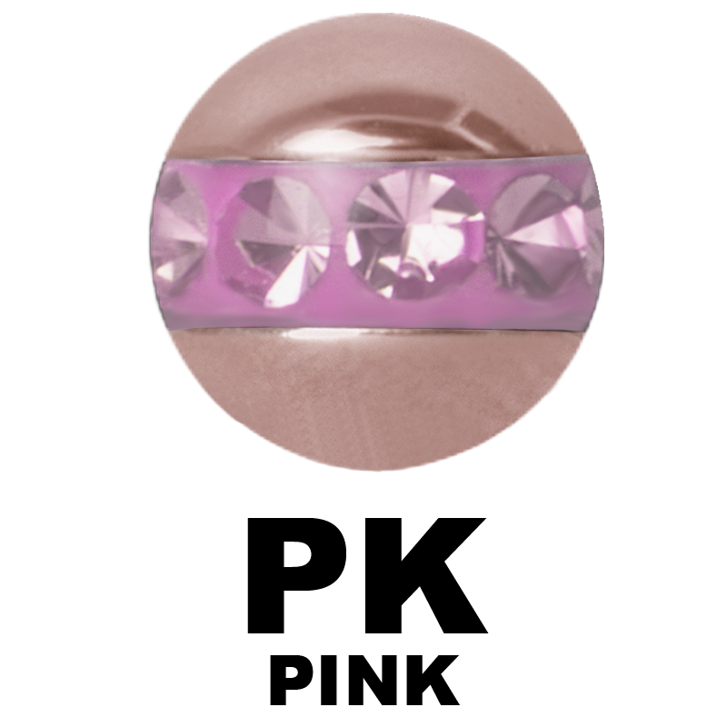 Rose Steel Orbit Crystal Ball with Casting Jewelled Sfere e Componenti