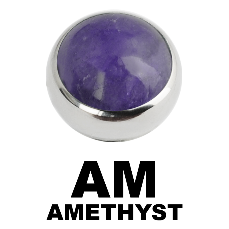 Premium Titanium Ball with Natural Stone (for 1.6 Internally Threaded) Sfere e Componenti