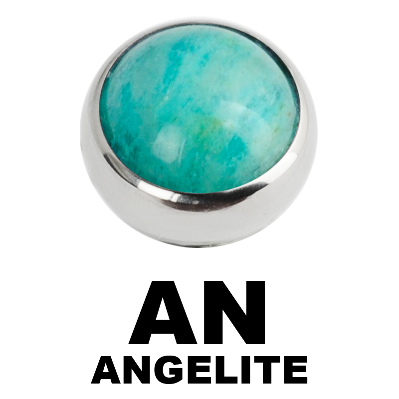 Premium Titanium Ball with Natural Stone (for 1.6 Internally Threaded) Sfere e Componenti