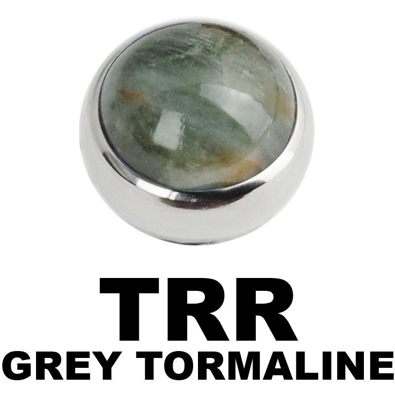 Premium Titanium Ball with Natural Tourmaline Stone (for 1.6 Internally Threaded) Sfere e Componenti