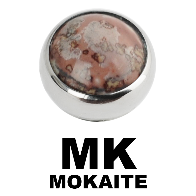 Premium Titanium Ball with Natural Stone (for 1.6 Internally Threaded) Sfere e Componenti