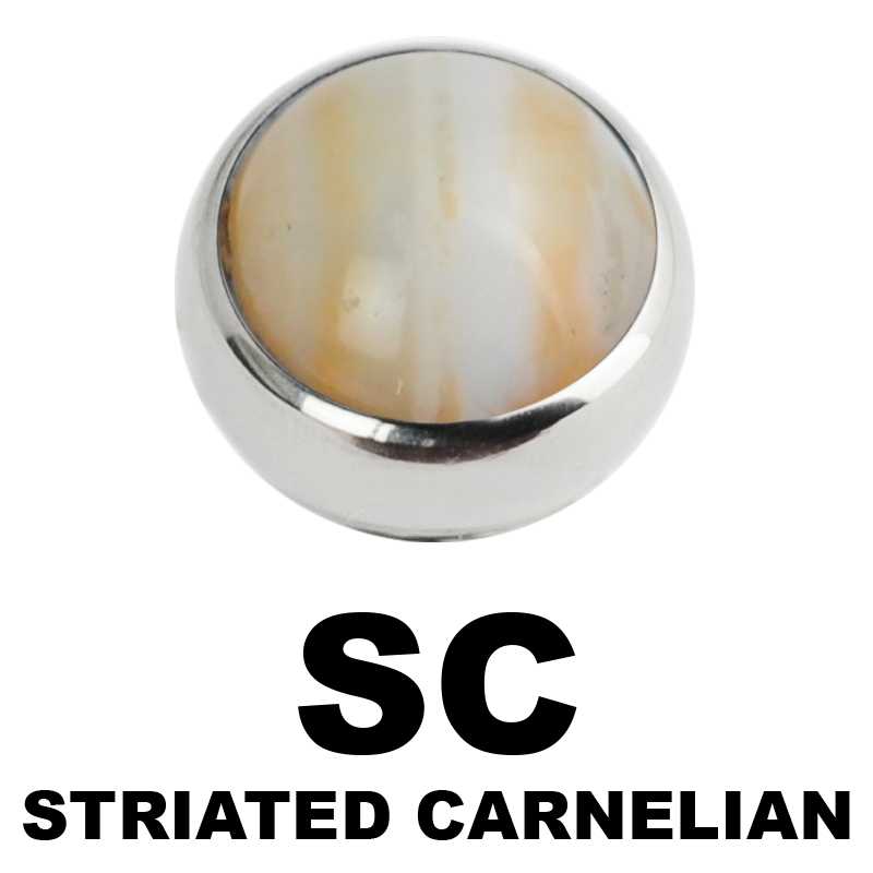 Premium Titanium Ball with Natural Stone (for 1.6 Internally Threaded) Sfere e Componenti