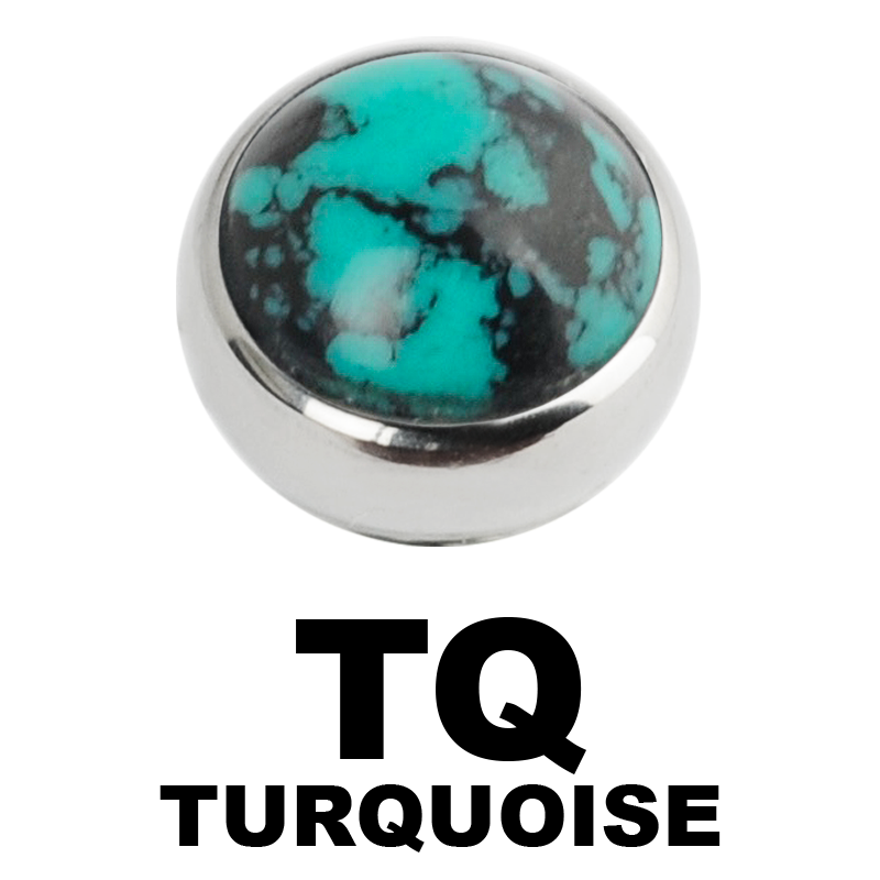 Premium Titanium Ball with Natural Stone (for 1.6 Internally Threaded) Sfere e Componenti