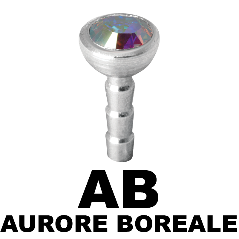 Micro Jewelled Titanium Component for 1.2 Bioplast Labret Sfere e Componenti