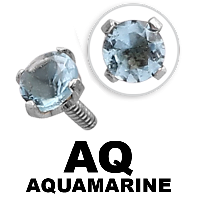 Internally Threaded Steel Attachment Jewelled Sfere e Componenti