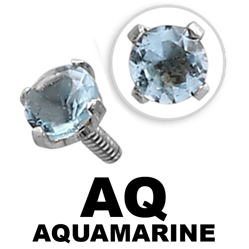 Internally Threaded Steel Attachment Jewelled Sfere e Componenti