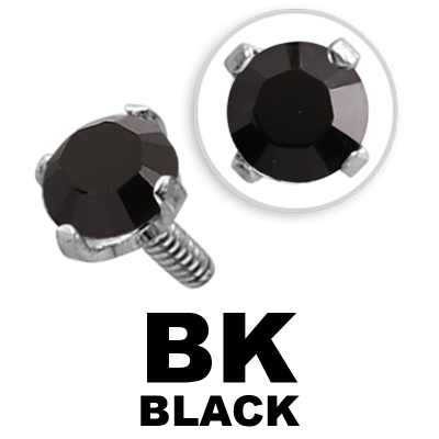 Internally Threaded Steel Attachment Jewelled Sfere e Componenti