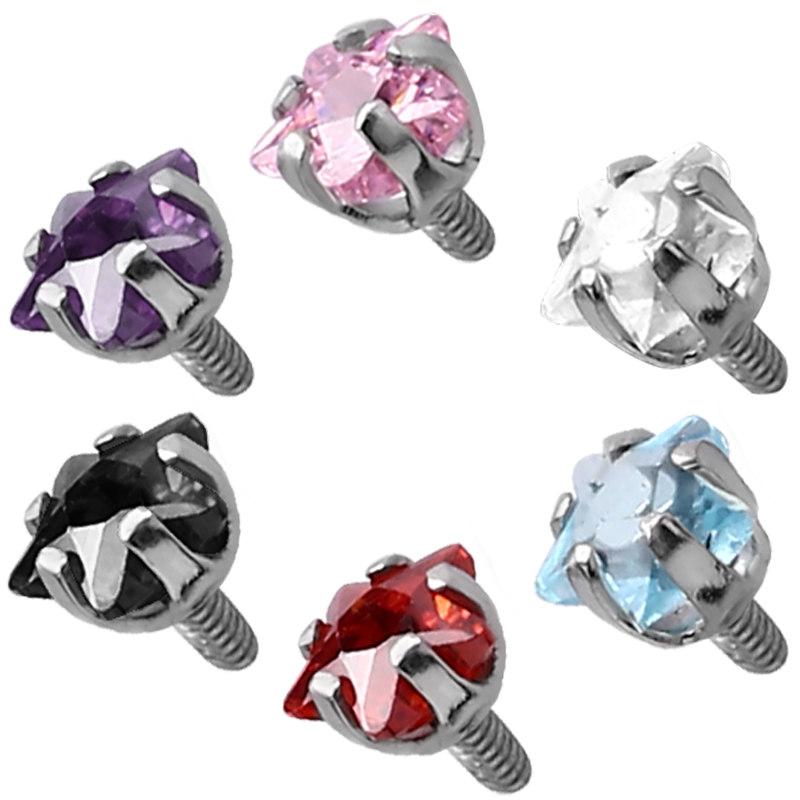 Internally Threaded Steel Jewelled Attachment Sfere e Componenti