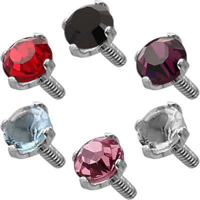 Internally Threaded Steel Attachment Jewelled Sfere e Componenti