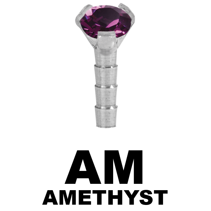 Prong Set 2.0mm Titanium Attachment for Bioplast Labret Sfere e Componenti