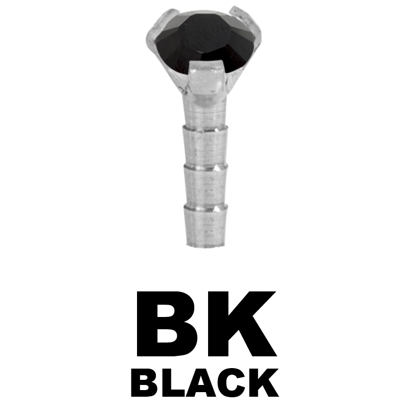 Prong Set 2.0mm Titanium Attachment for Bioplast Labret Sfere e Componenti