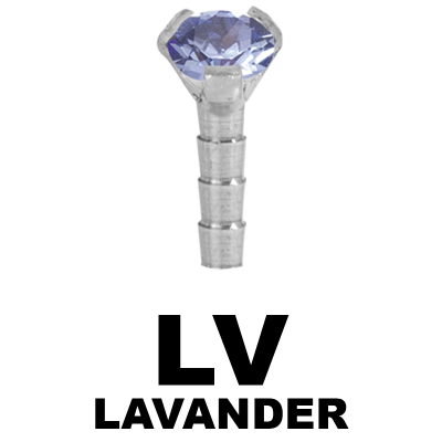 Prong Set 2.0mm Titanium Attachment for Bioplast Labret Sfere e Componenti