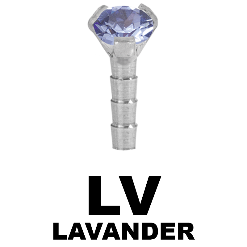 Prong Set 2.0mm Titanium Attachment for Bioplast Labret Sfere e Componenti