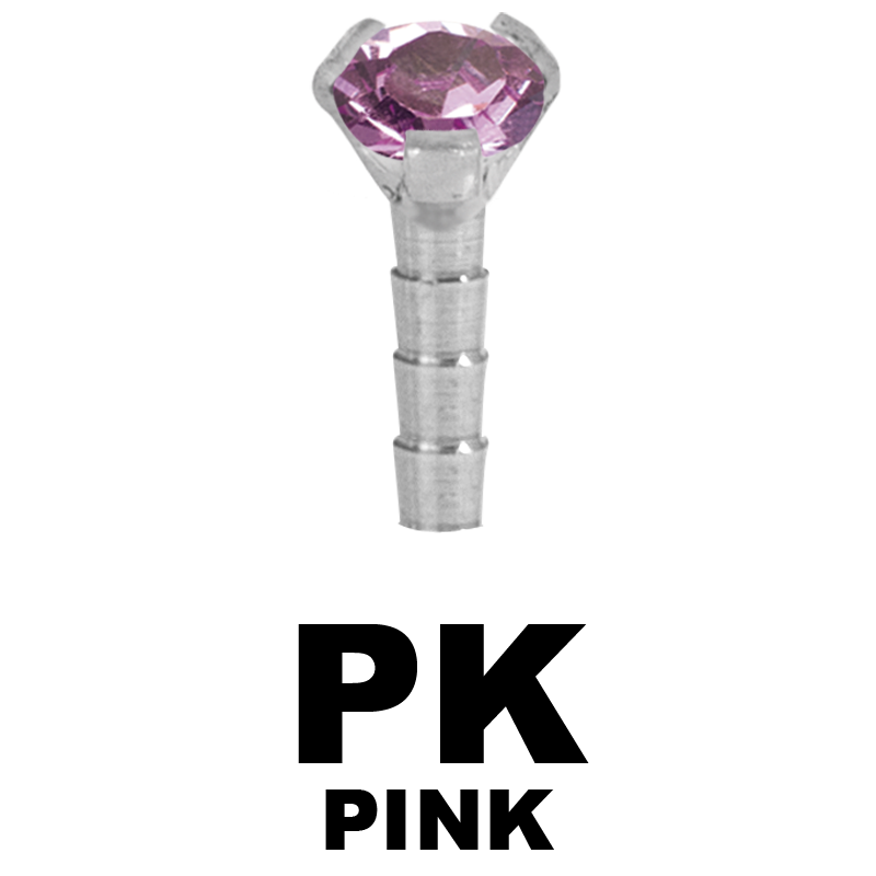 Prong Set 2.0mm Titanium Attachment for Bioplast Labret Sfere e Componenti