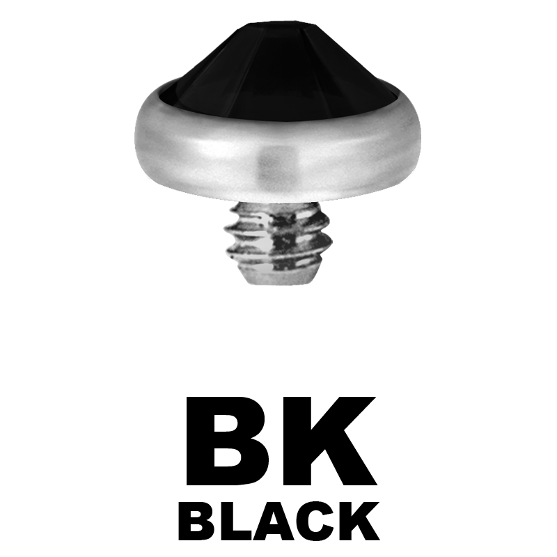 Titanium Jewelled Micro Disc (for 1.2mm Internally Threaded Jewel) Sfere e Componenti