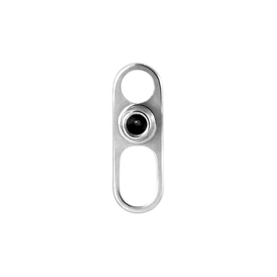 Titanium 2 Holes Dermal Anchor Base (1.2mm Internal Threaded) Microdermal, Skin Diver & Surface Bar