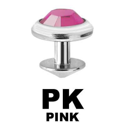 Titanium Jewelled Skin Diver Microdermal, Skin Diver & Surface Bar