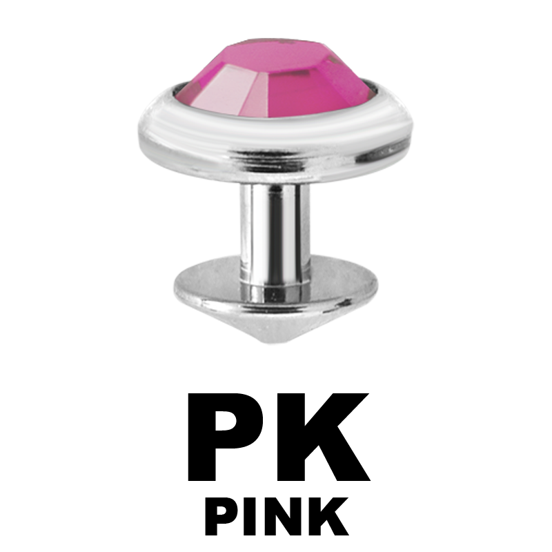 Titanium Jewelled Skin Diver Microdermal, Skin Diver & Surface Bar