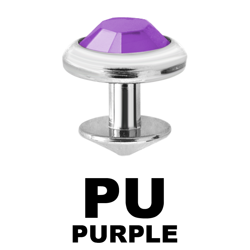 Titanium Jewelled Skin Diver Microdermal, Skin Diver & Surface Bar