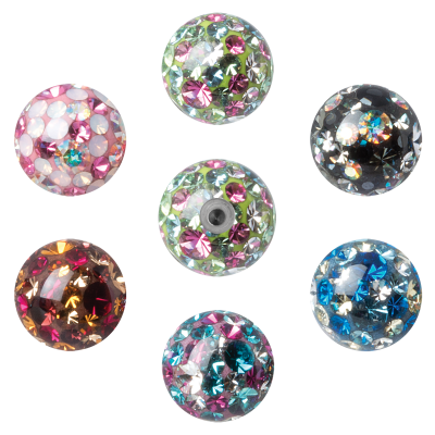 Multi Colours Crystal Ball Sfere e Componenti