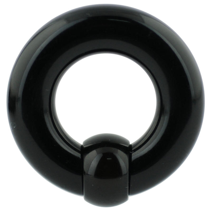 Darkside Acrylic Ball Closure Ring Orecchio