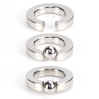 Squared Section Ring Orecchio