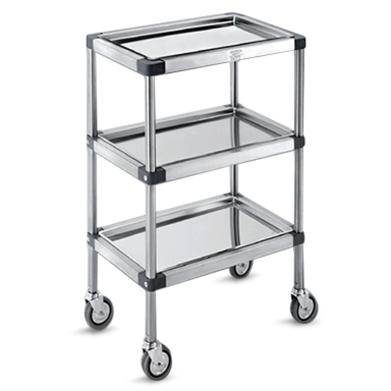 Stainless Steel Rolling Cart Arredamento Studio
