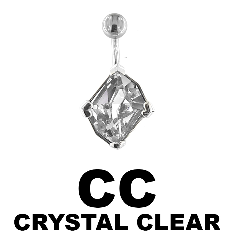 Cosmic Swarovski Stone Bananabell Ombelico