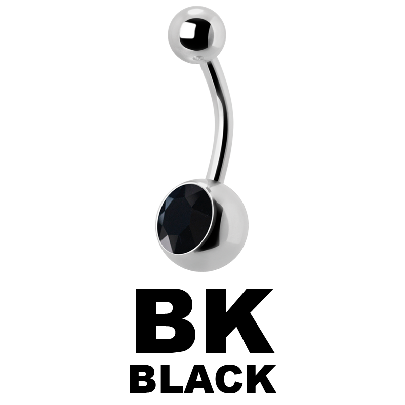 Titanium Jewelled Bananabell Ombelico