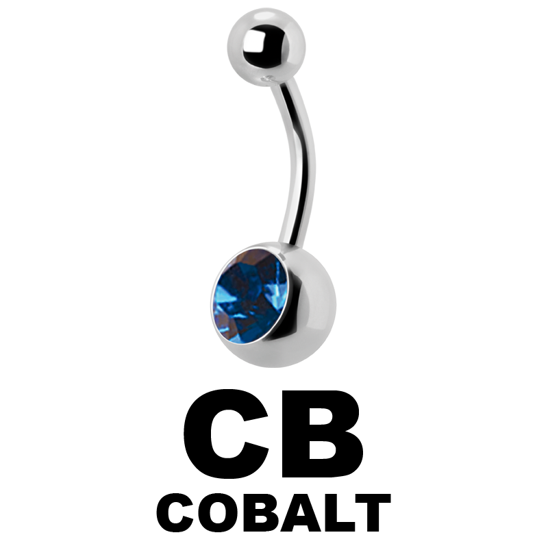 Titanium Jewelled Bananabell Ombelico