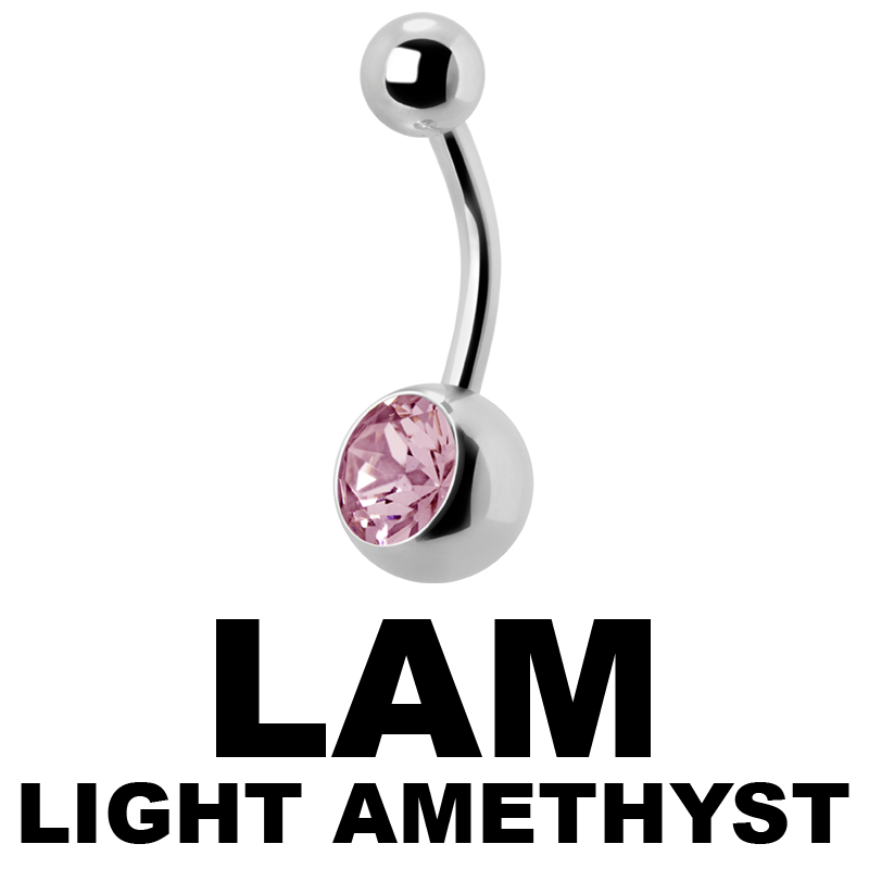 Titanium Jewelled Bananabell Ombelico