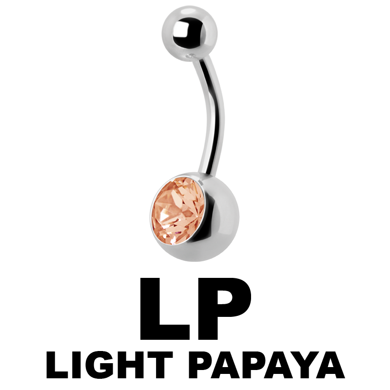 Titanium Jewelled Bananabell Ombelico