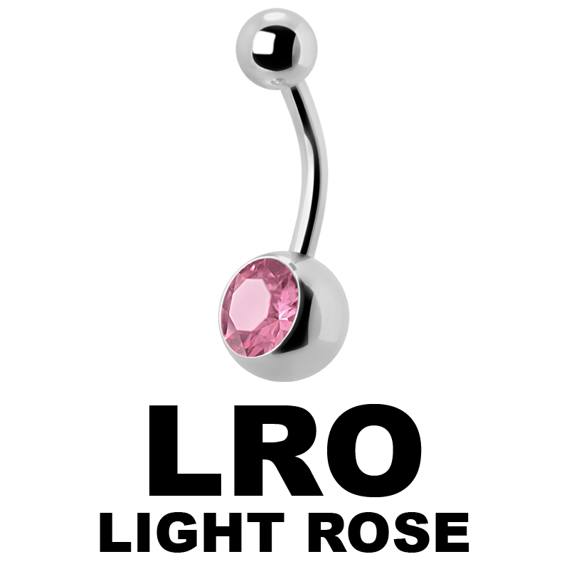 Titanium Jewelled Bananabell Ombelico