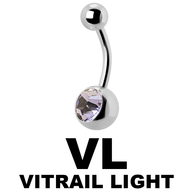 Titanium Jewelled Bananabell Ombelico