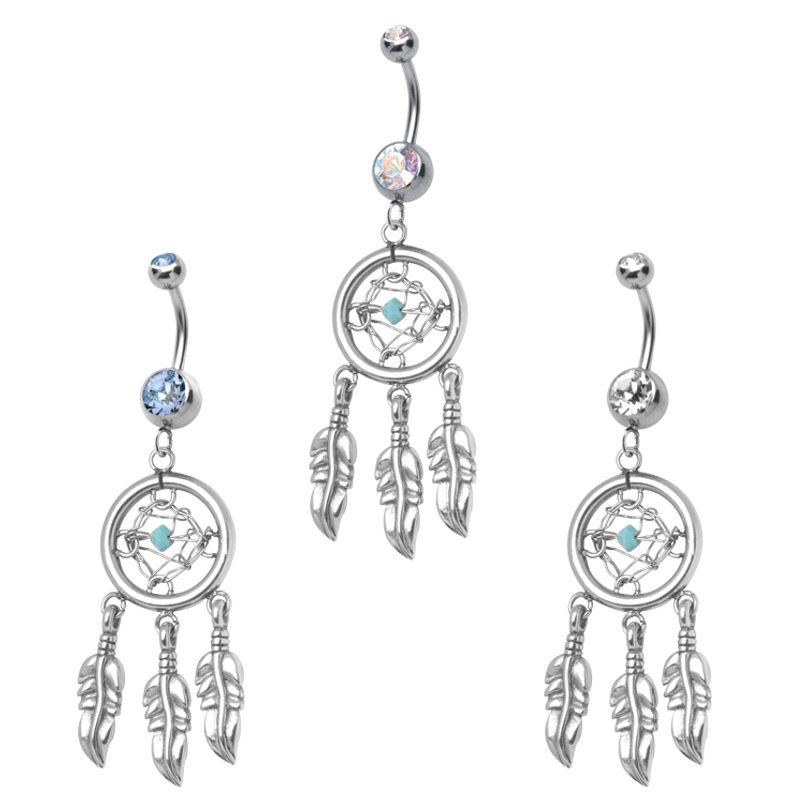 Double Jewelled Dream Catcher Bananabell Ombelico
